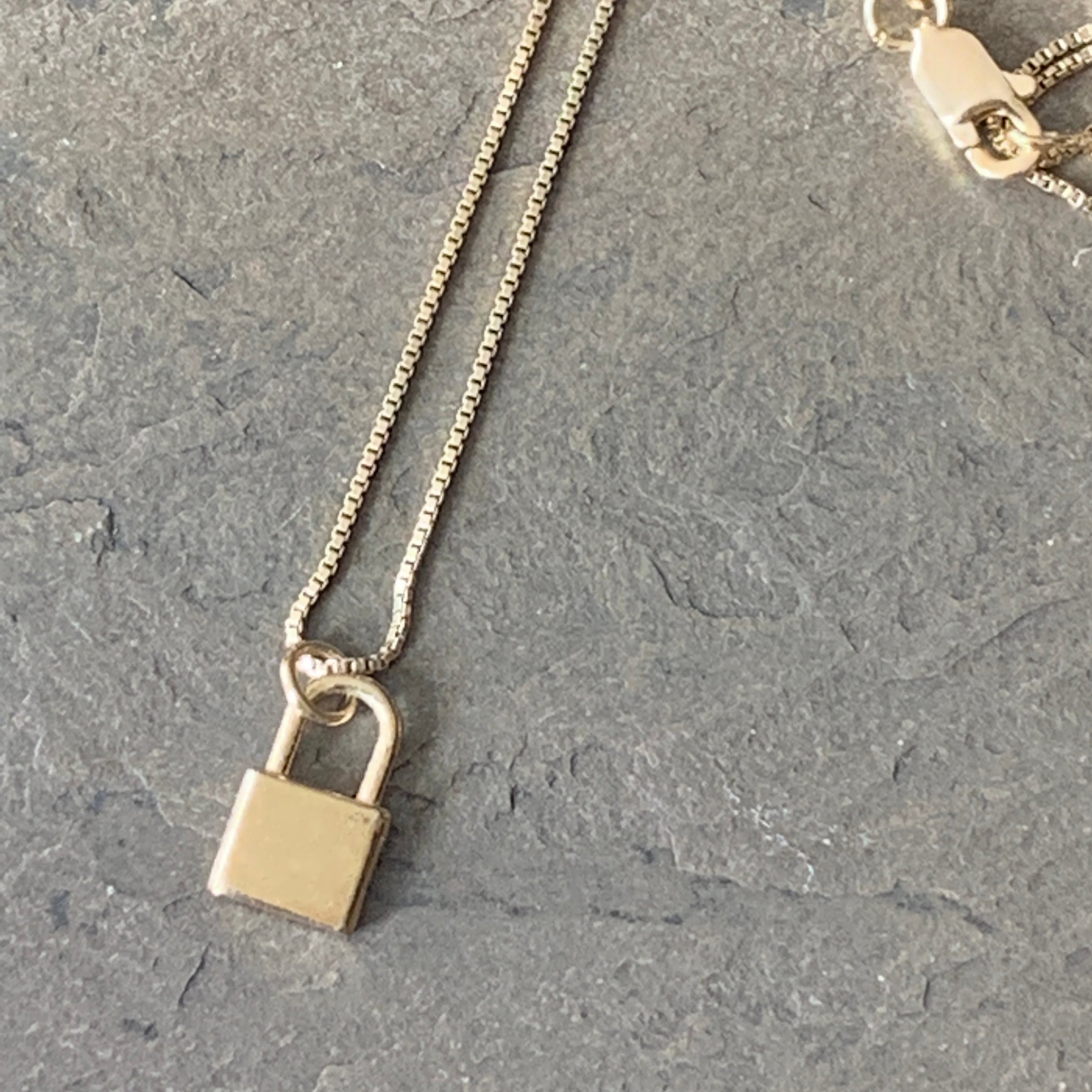 Tiny Lock Pendant