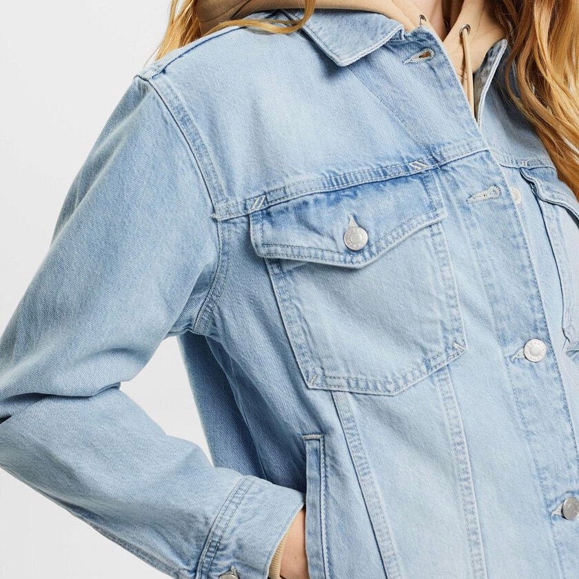 Forever 21 blue sale denim jacket