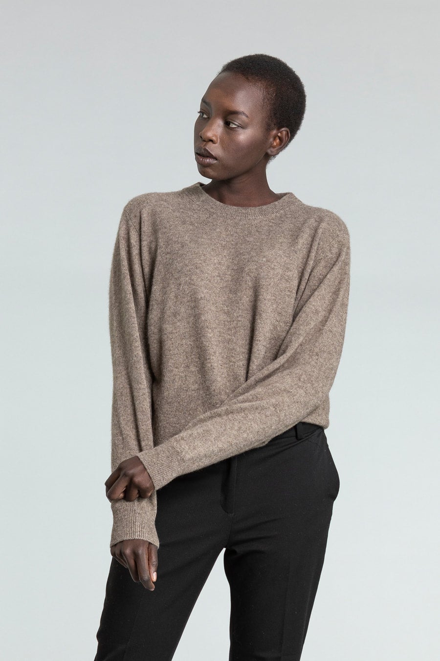 Dinadi: Yak O-Neck Sweater | ERIETTA BOUTIQUE